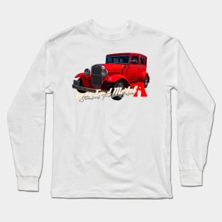 1931 Ford Model A Standard Fordor Sedan Long Sleeve T-Shirt